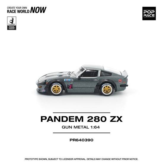1/64 PANDEM 280ZX GUN METAL 1/64 PANDEM 280ZX GUN METAL