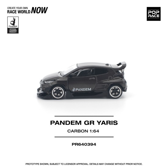 1/64 PANDEM GR YARIS CARBON EDITION 1/64 PANDEM GR YARIS CARBON EDITION