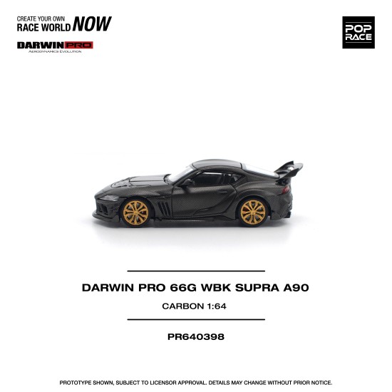 1/64 DARWIN PRO 66G WBK SUPRA A90 CARBON EDITION 1/64 DARWIN PRO 66G WBK SUPRA A90 CARBON EDITION