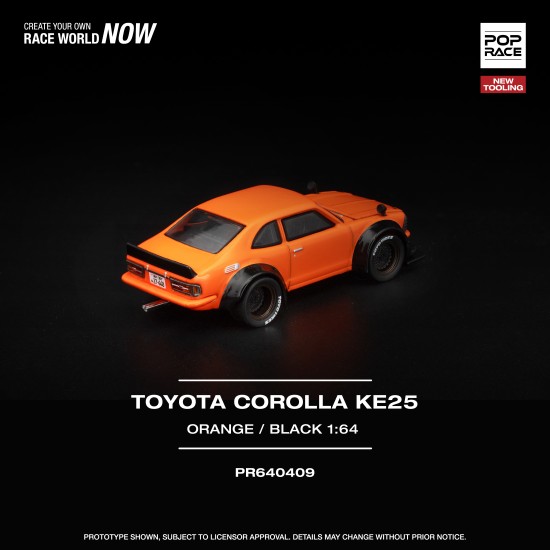 1/64 TOYOTA COROLLA KE25 ORANGE