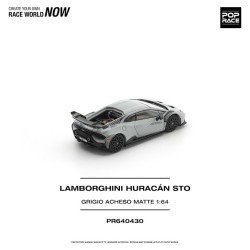 1/64 LAMBORGHINI HURACAN STO GRIGIO ACHESO NATTE 1/64 LAMBORGHINI HURACAN STO GRIGIO ACHESO NATTE