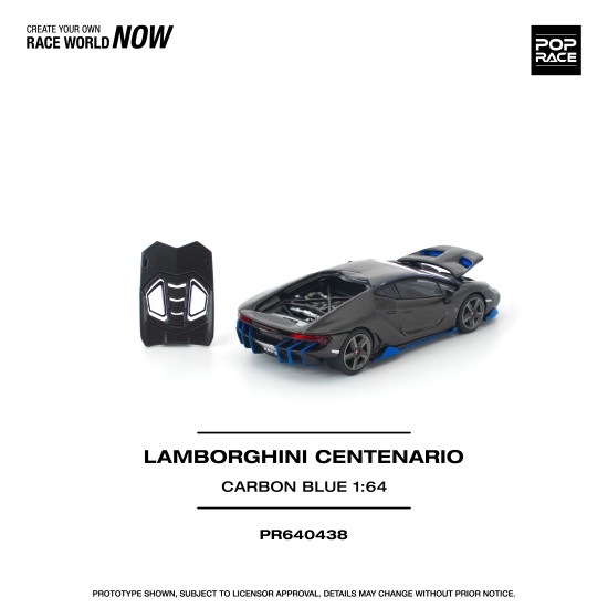 1/64 LAMBORGHINI CENTENARIO CARBON BLUE