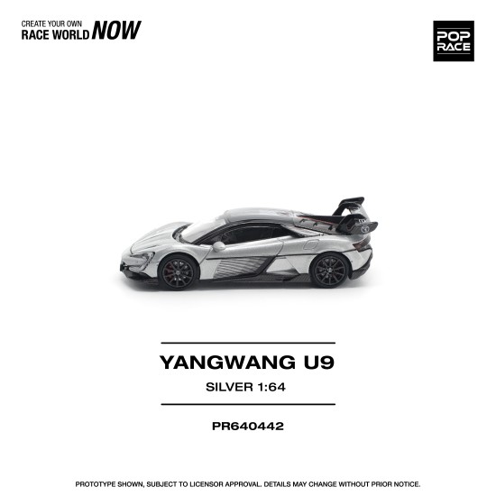 1/64 YANGWANG U9 - SILVER 1/64 YANGWANG U9 - SILVER