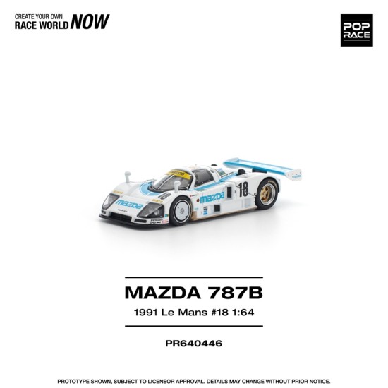 1/64 MAZDA 787B 1991 LE MANS 24HRS NO.18