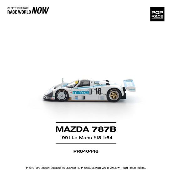 1/64 MAZDA 787B 1991 LE MANS 24HRS NO.18