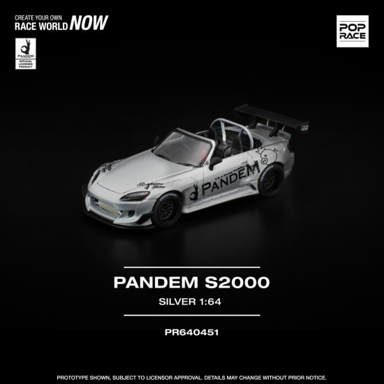 1/64 PANDEM S2000 SILVER (NEW TOOLING) 1/64 PANDEM S2000 SILVER (NEW TOOLING)