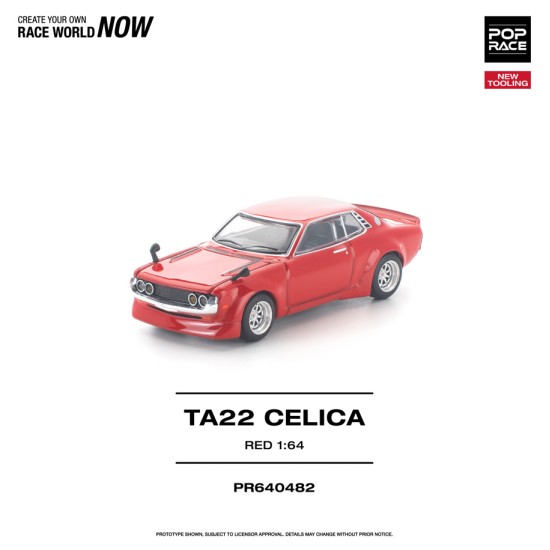 1/64 TA22 CELICA RED NEW TOOLING
