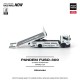1/64 PANDEM FUSO 300 FLATBED TRANSPORTER WHITE NEW TOOLING