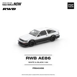 1/64 RWB AE86 WHITE BLACK