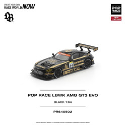 1/64 POP RACE LBWK AMG GT3 EVO BLACK NEW TOOLING