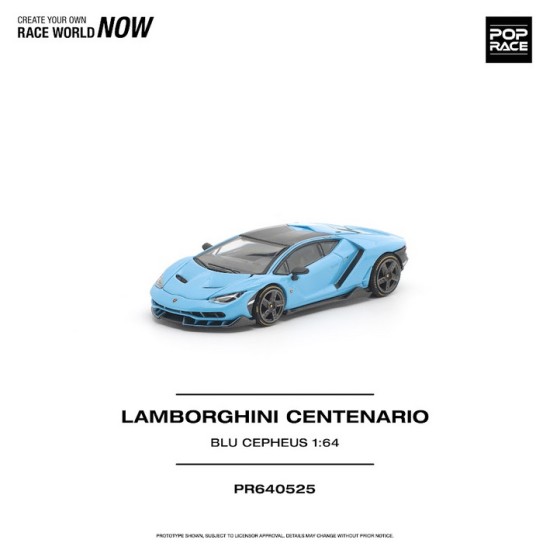 1/64 LAMBORGHINI CENTENARIO BLU CEPHEUS