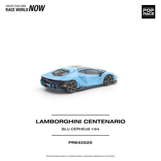 1/64 LAMBORGHINI CENTENARIO BLU CEPHEUS