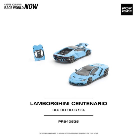 1/64 LAMBORGHINI CENTENARIO BLU CEPHEUS