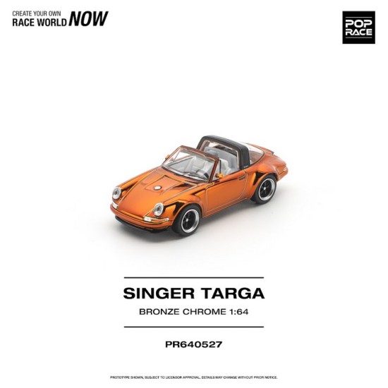 1/64 SINGER TARGA BRONZE CHROME 1/64 SINGER TARGA BRONZE CHROME