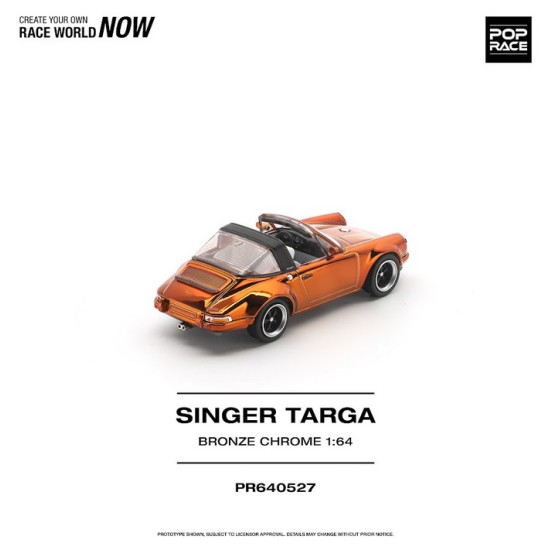 1/64 SINGER TARGA BRONZE CHROME 1/64 SINGER TARGA BRONZE CHROME
