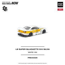 1/64 LB SUPER SILHOUETTE S15 SILVIA WHITE NEW TOOLING 1/64 LB SUPER SILHOUETTE S15 SILVIA WHITE NEW TOOLING