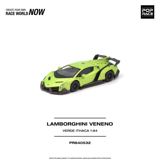 1/64 LAMBORGHINI VENENO VERDE ITHACA
