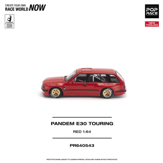 1/64 PANDEM E30 TOURING - RED