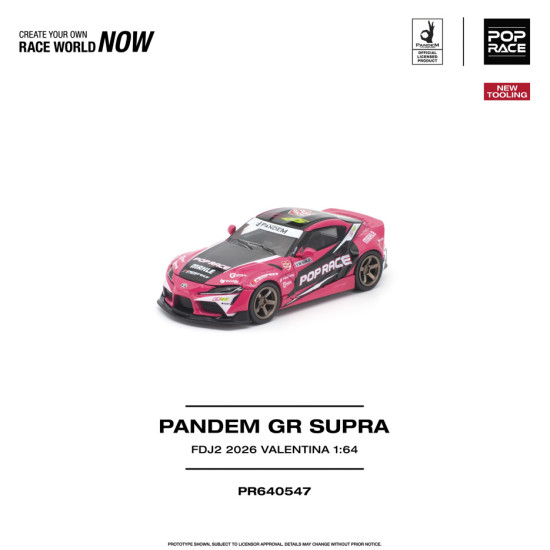 1/64 PANDEM GR SUPRA FDJ2 VALENTINA PIAZ NEW TOOLING