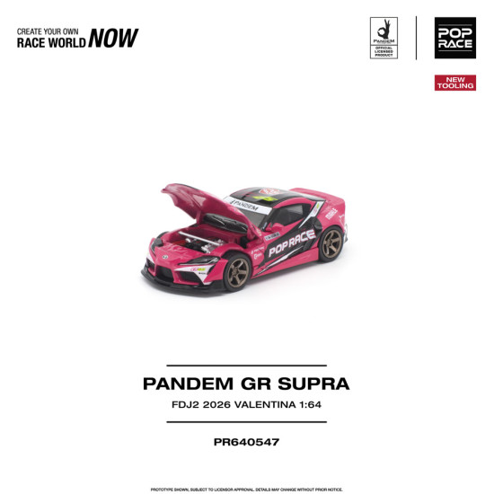 1/64 PANDEM GR SUPRA FDJ2 VALENTINA PIAZ NEW TOOLING