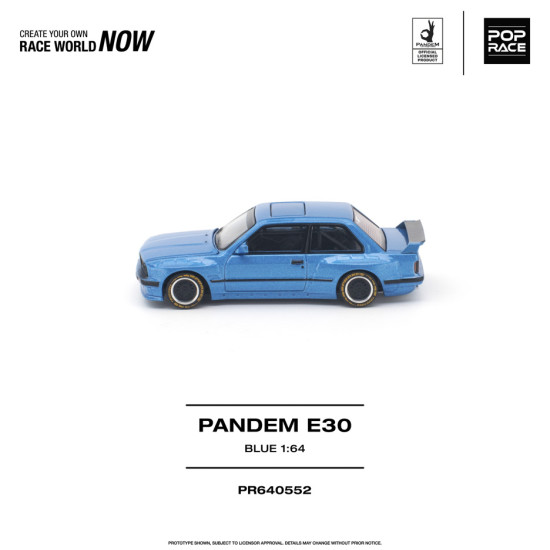 1/64 PANDEM E30 BLUE 1/64 PANDEM E30 BLUE