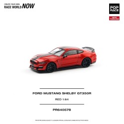 1/64 FORD MUSTANG SHELBY GT350R RACE RED