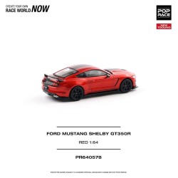 1/64 FORD MUSTANG SHELBY GT350R RACE RED 1/64 FORD MUSTANG SHELBY GT350R RACE RED