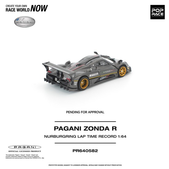 1/64 PAGANI ZONDA R NURBURGRING LAP TIME RECORD