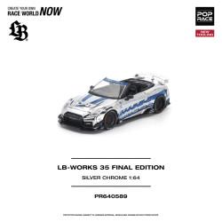 1/64 LB-WORKS 35 FINAL EDITION SILVER CHROME NEW TOOLING