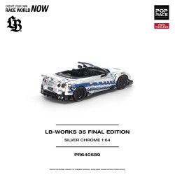 1/64 LB-WORKS 35 FINAL EDITION SILVER CHROME NEW TOOLING 1/64 LB-WORKS 35 FINAL EDITION SILVER CHROME NEW TOOLING