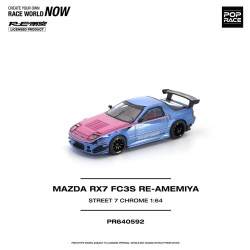 1/64 MAZDA RX7 (FC3S) RE-AMEMIYA STREET7 CHROME