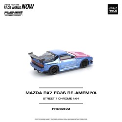 1/64 MAZDA RX7 (FC3S) RE-AMEMIYA STREET7 CHROME