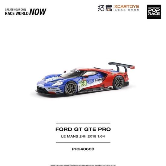 1/64 FORD GT GTE PRO LE MANS 24H 2019 1/64 FORD GT GTE PRO LE MANS 24H 2019