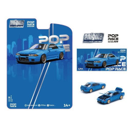 1/64 NISSAN SKYLINE R32 BAYSIDE BLUE ENIGMA 1/64 NISSAN SKYLINE R32 BAYSIDE BLUE ENIGMA