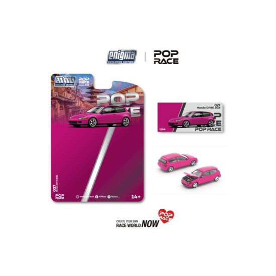 1/64 HONDA CIVIC EG6 PINK ENIGMA 1/64 HONDA CIVIC EG6 PINK ENIGMA