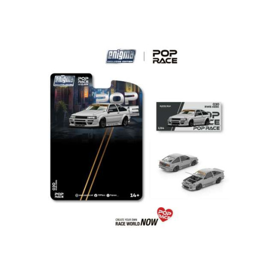 1/64 RWB AE86 MATTE GREY ENIGMA