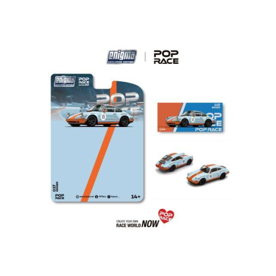 1/64 SINGER RACING NO.18 ORANGE/BLUE ENIGMA 1/64 SINGER RACING NO.18 ORANGE/BLUE ENIGMA
