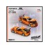 1/64 TOP SECRET A80 SUPRA GT300 ORANGE CHROME TOKYO STATION EXCLUSIVE