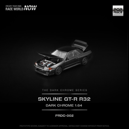 1/64 R32 GT-R DARK CHROME