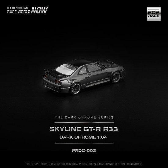 1/64 R33 GT-R DARK CHROME