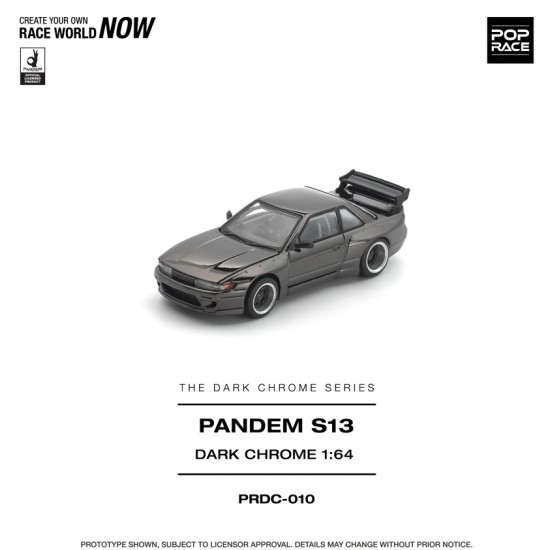 1/64 PANDEM S13 DARK CHROME