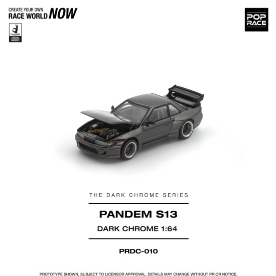 1/64 PANDEM S13 DARK CHROME