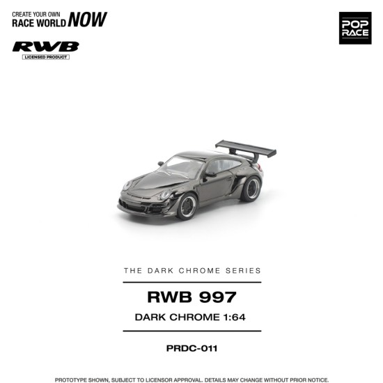 1/64 RWB 997 DARK CHROME
