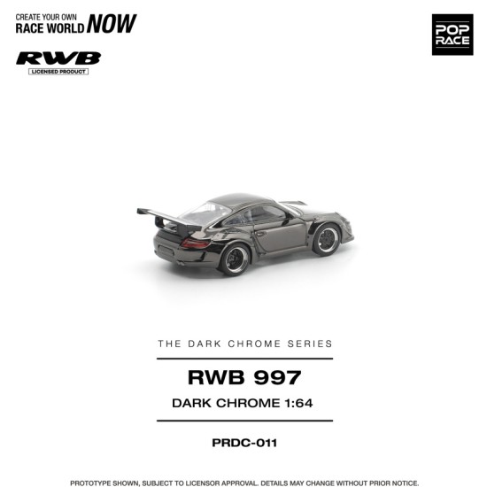 1/64 RWB 997 DARK CHROME