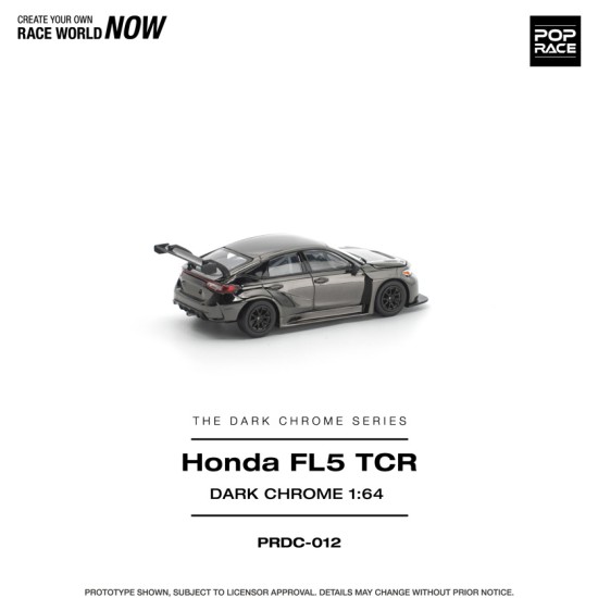 1/64 HONDA CIVIC FL5 TCR DARK CHROME 1/64 HONDA CIVIC FL5 TCR DARK CHROME