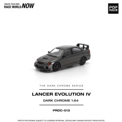 1/64 LANCER EVOLUTION IV DARK CHROME
