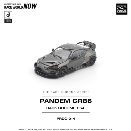 1/64 PANDEM GR 86 DARK CHROME 1/64 PANDEM GR 86 DARK CHROME