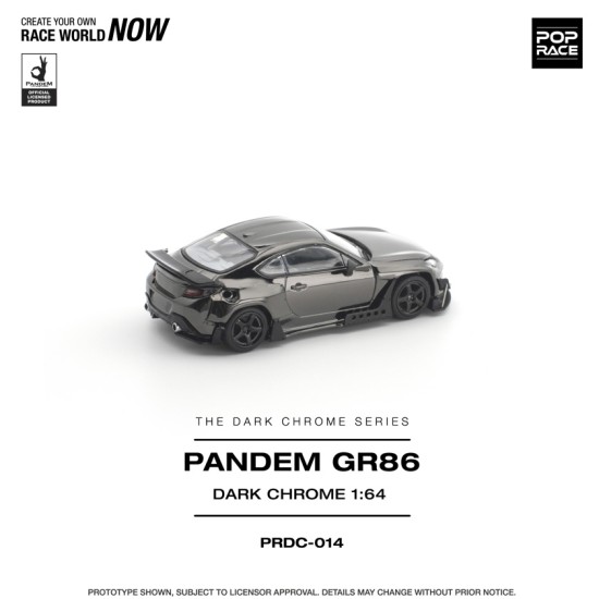 1/64 PANDEM GR 86 DARK CHROME 1/64 PANDEM GR 86 DARK CHROME
