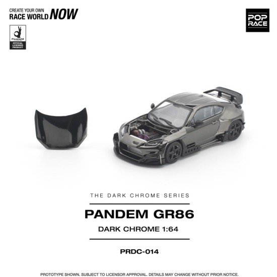 1/64 PANDEM GR 86 DARK CHROME 1/64 PANDEM GR 86 DARK CHROME