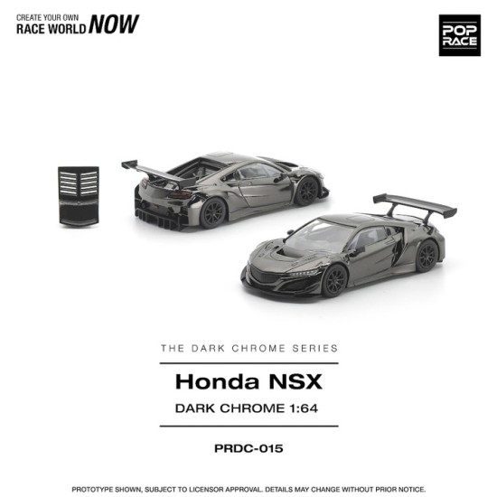 1/64 HONDA NSX GT3 EVO22 DARK CHROME 1/64 HONDA NSX GT3 EVO22 DARK CHROME